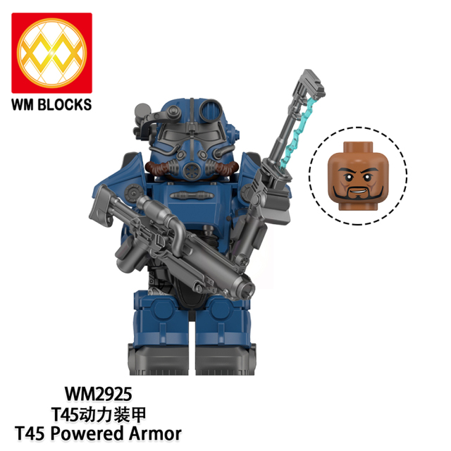 WM6209 Game T45 Powered Armor mini figures juguetes mini toys building blocks sets Toys for kids