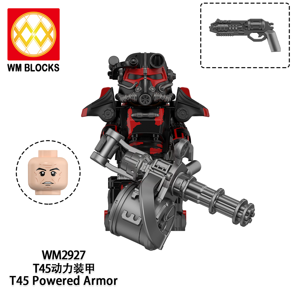 WM6209 Game T45 Powered Armor mini figures juguetes mini toys building blocks sets Toys for kids