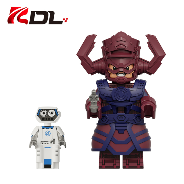 KDL847 Super Hero Characters Invisible Woman Thing Mister Fantastic Human Torch Anime Gift Children Juguetes DIY Building Block Sets Kids Toys