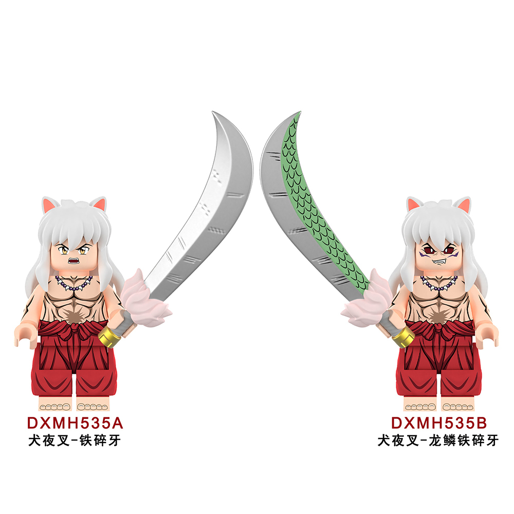 DXMH535A-B Inuyasha Mini Figures Juguetes Toys Collect Educational Plastic Building Blocks Gift for Children