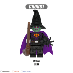 G0185 wicked witch Jack Torrance Billy Annabelle The Redwood Massacre M3gan Mary Shaw Leslie Vernon Leprechaun Mini Horror Building Blocks Kids Gift Toys