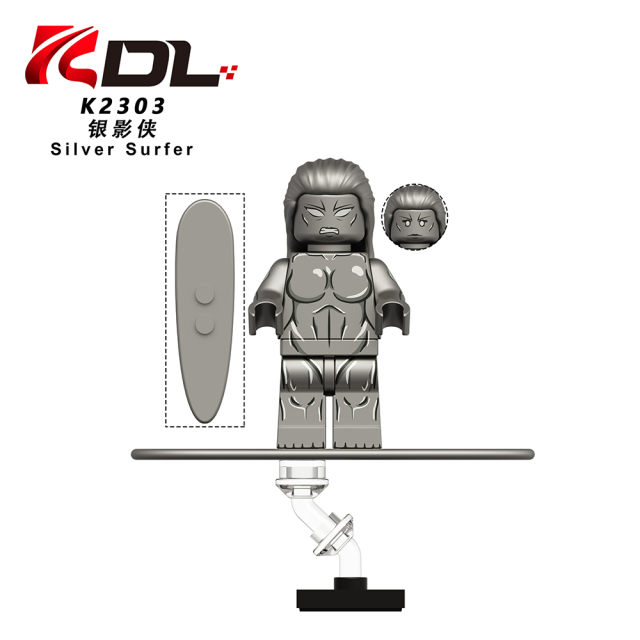 KDL847 Super Hero Characters Invisible Woman Thing Mister Fantastic Human Torch Anime Gift Children Juguetes DIY Building Block Sets Kids Toys