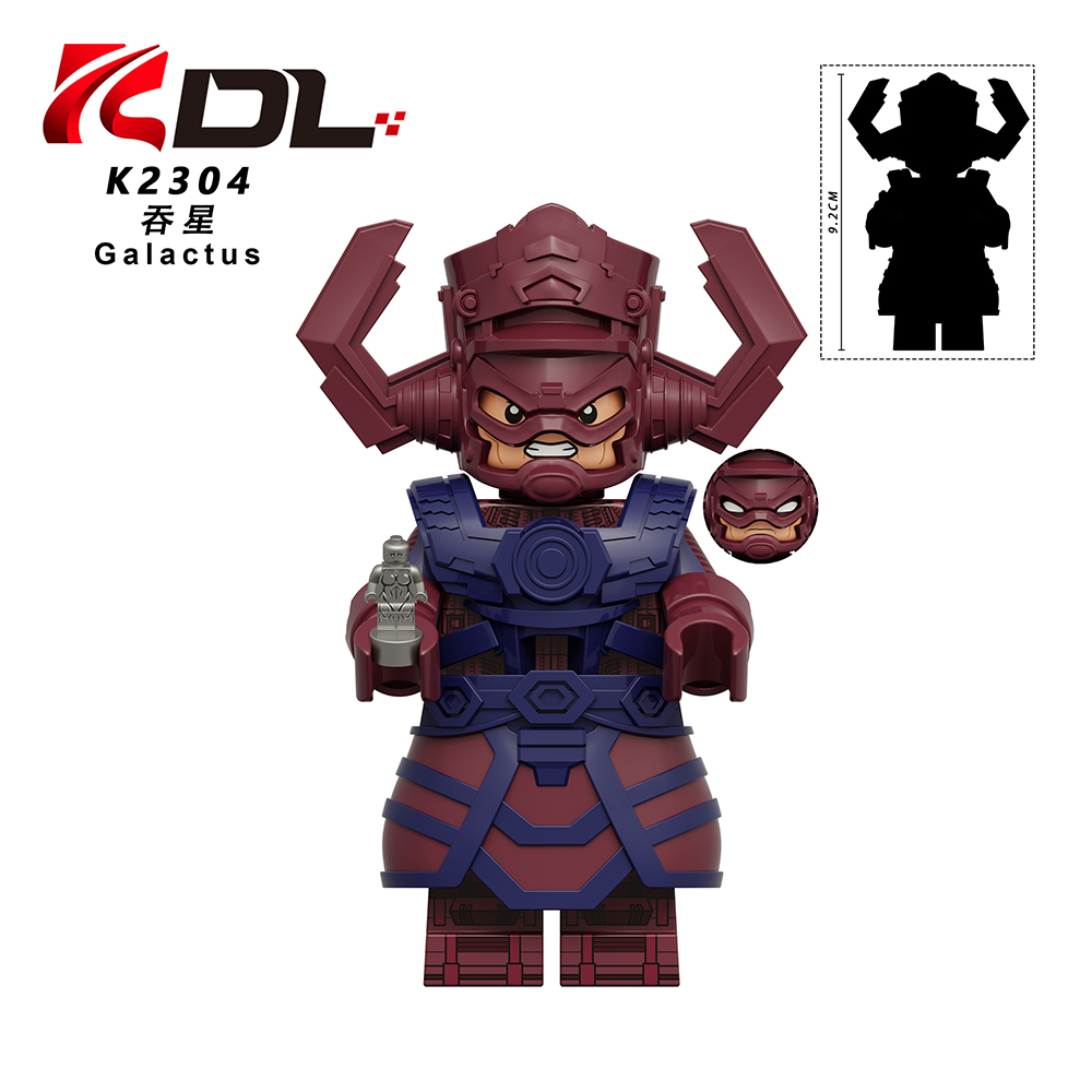 KDL847 Super Hero Characters Invisible Woman Thing Mister Fantastic Human Torch Anime Gift Children Juguetes DIY Building Block Sets Kids Toys