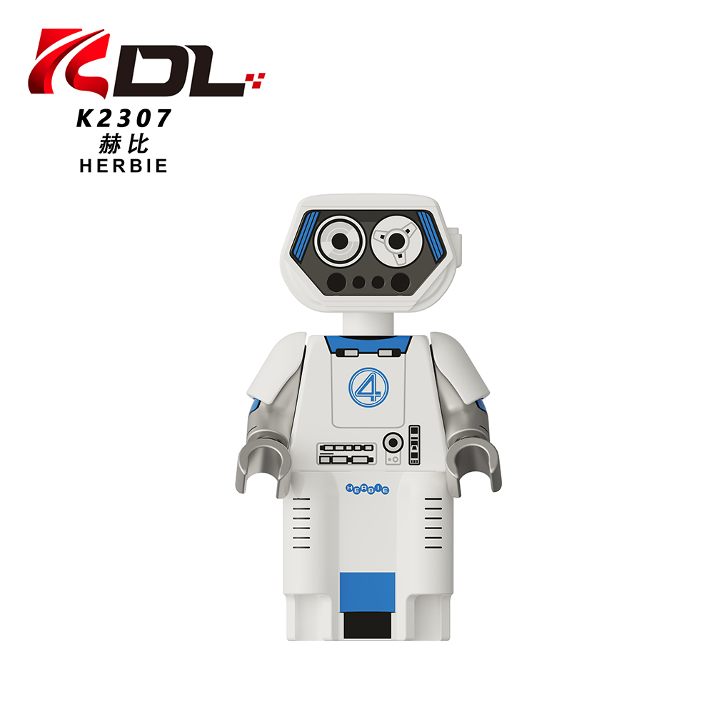 KDL847 Super Hero Characters Invisible Woman Thing Mister Fantastic Human Torch Anime Gift Children Juguetes DIY Building Block Sets Kids Toys