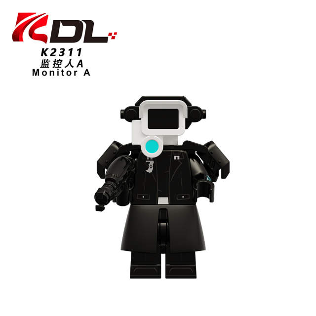 KDL848 Skibidi Toilet Game Sword Fighter Brad Dr. Toilet Diplomatic Toilet Mini Collect Educational Plastic Building Blocks Kids Gift Toys
