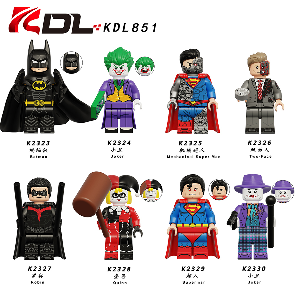 KDL851 DC Marvel Superhero Deadpool Batman Venom Mini Figures Juguetes Mini Toys Building Blocks Sets Toys For Kids