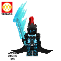 WM6221 Solo leveling :A Global beru cha hae in sung jin woo Anime Collect Plastic Mini Educational Model DIY Building Blocks for Kids Gift Toys