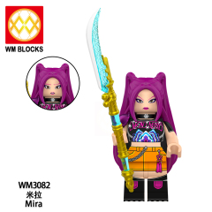 WM6228 kpop demon hunter Mira Rumi Zoey Anime Collect Plastic Mini Educational Model DIY Building Blocks for Kids Gift Toys