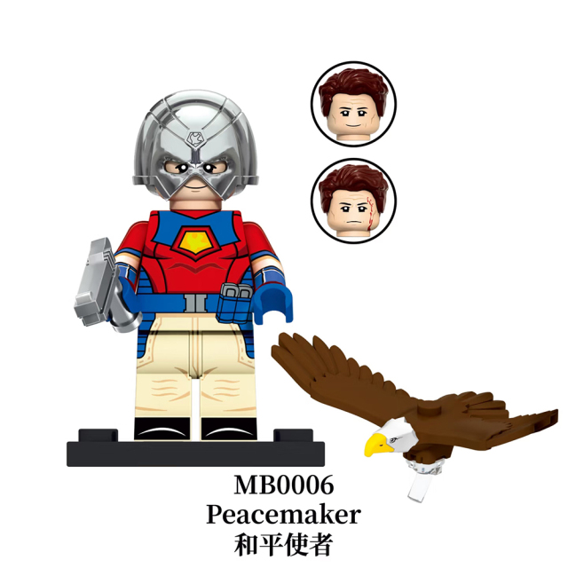 MB0006-MB0012 Peacemaker emilia harcourt vigilante john economos Mini Figures Juguetes Mini Toys Building Blocks Sets Toys For Kids
