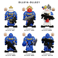 DLL016-DLL021 Ultramarines Decoration Assembly Plastic Building Block Boys Kids Gift Toys