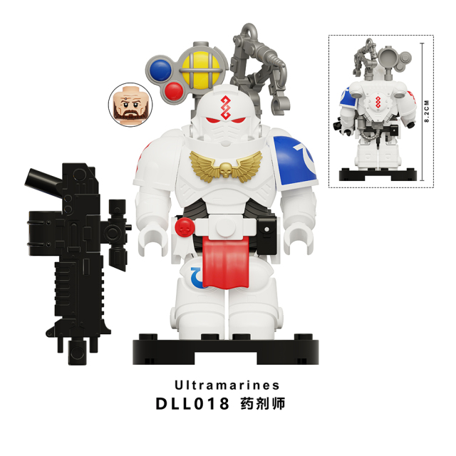 DLL016-DLL021 Ultramarines Decoration Assembly Plastic Building Block Boys Kids Gift Toys