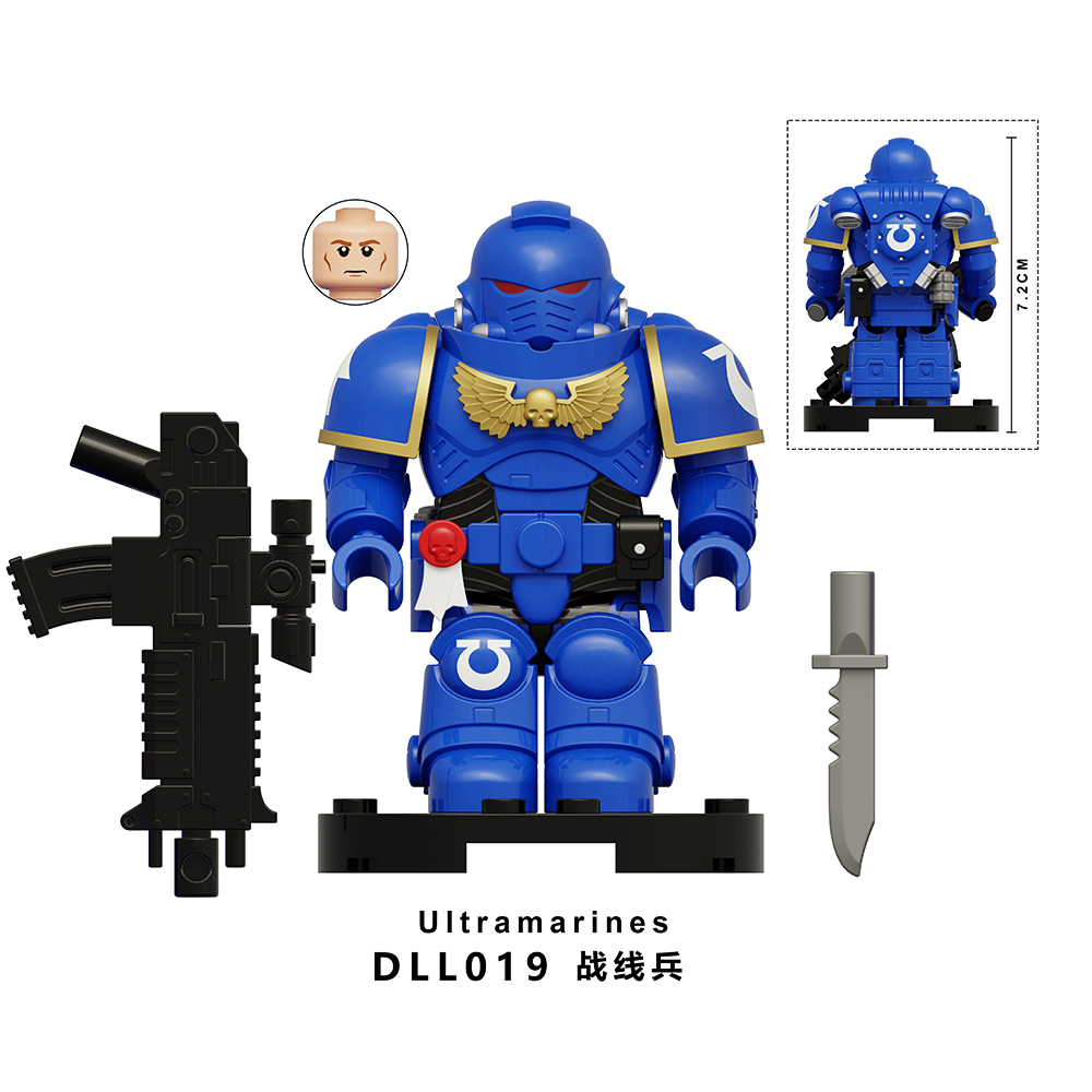 DLL016-DLL021 Ultramarines Decoration Assembly Plastic Building Block Boys Kids Gift Toys