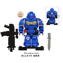 DLL016-DLL021 Ultramarines Decoration Assembly Plastic Building Block Boys Kids Gift Toys