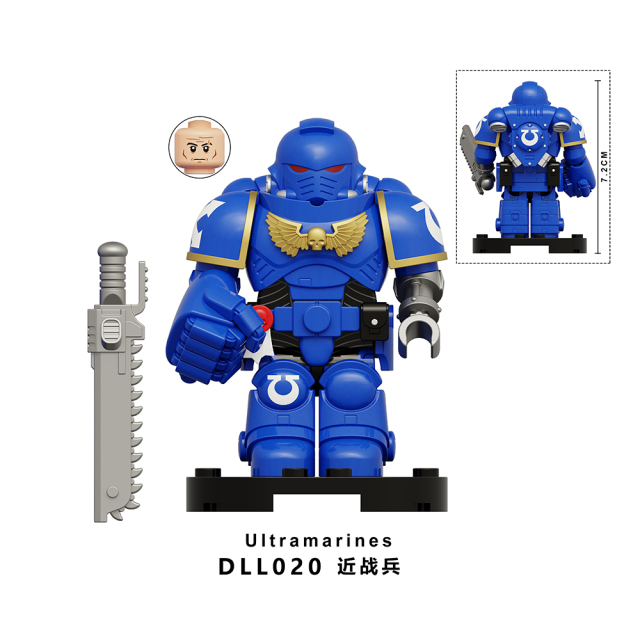 DLL016-DLL021 Ultramarines Decoration Assembly Plastic Building Block Boys Kids Gift Toys