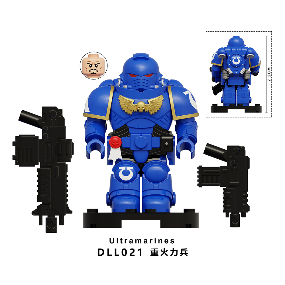 DLL016-DLL021 Ultramarines Decoration Assembly Plastic Building Block Boys Kids Gift Toys