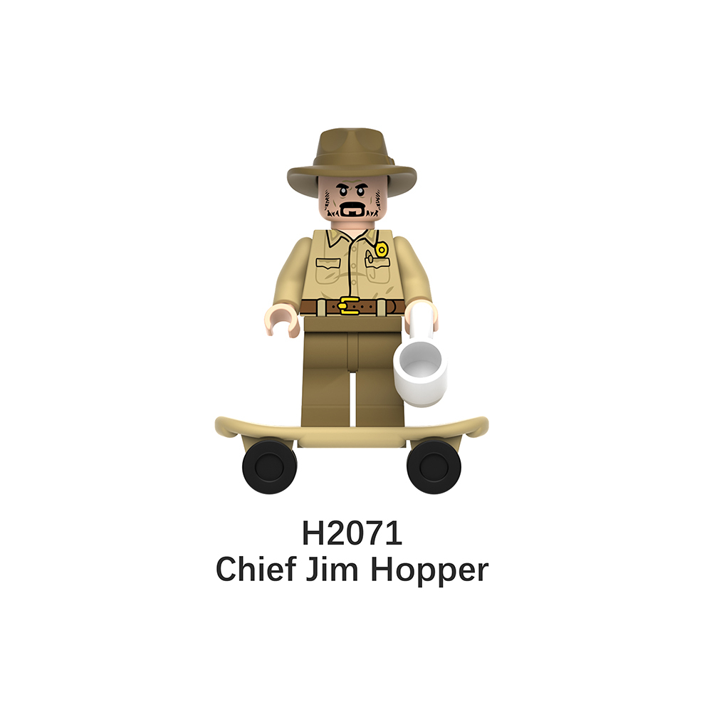 HZ6010 Stranger Things JoyceBers WillByers Eleven Lucas Sinclair Dustin Mike Chief Jim Hopper Demogorgon Mini Collect  Children  Educational Building Blocks Kids  Gift Toys