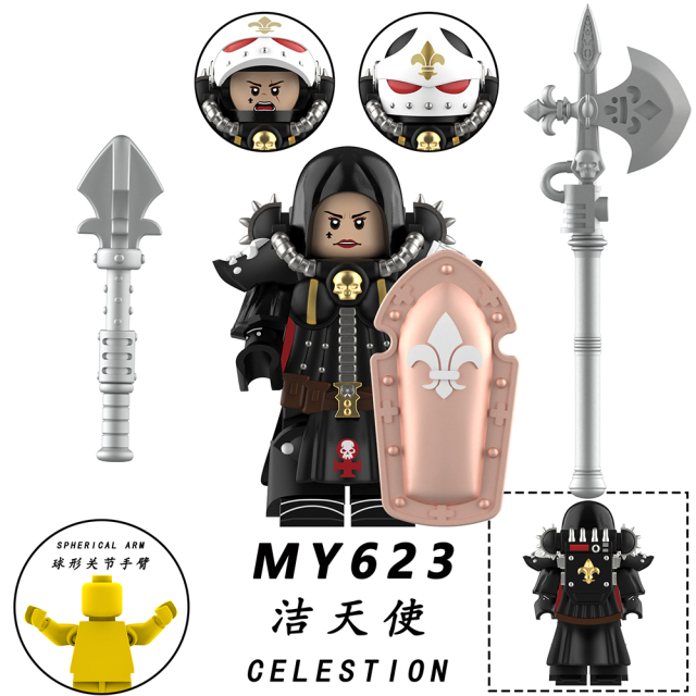 MY621-MY625 Seraphim Geminae Superia Celestion Imagifier Celestine Gift Collection Character Mini Figures Juguetes DIY Building Block Sets Kids Toys for Children