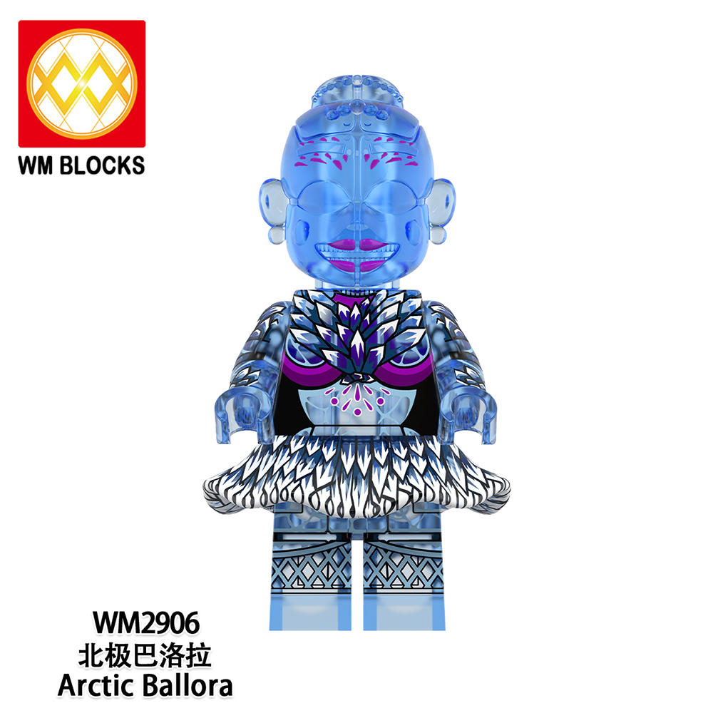 WM6206 FNAF Freddy Chica Roxanne Wolf Vanny Arctic Ballora Montgomery Gator mini figures juguetes mini toys building blocks sets Toys for kids