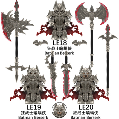 LE18-LE20 DC Marvel superhero Batman Berserk mini figures juguetes mini toys building blocks sets Toys for kids