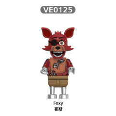 V1004 FNAF Bonnie Chica Freddy Foxy Springtrap Balloon Boy mini figures juguetes mini toys building blocks sets Toys for kids