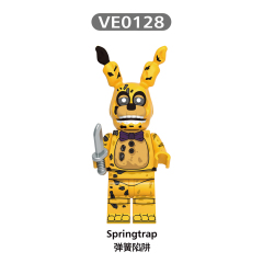 V1004 FNAF Bonnie Chica Freddy Foxy Springtrap Balloon Boy mini figures juguetes mini toys building blocks sets Toys for kids