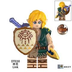 DT8906 Game Link Princess Legend of Zelda Mini Plastic Figures Educational Collect Assemble Building Blocks Kids Gift Toys