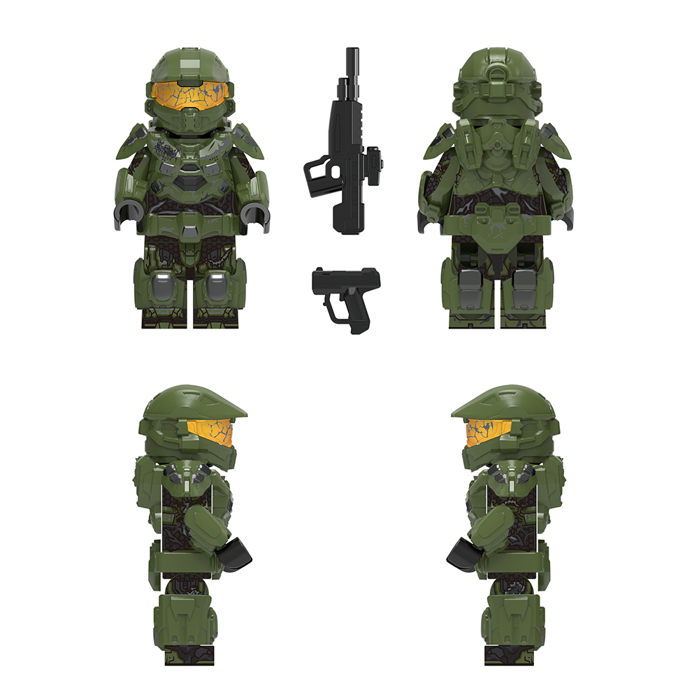 Block Toys MJQ357-MJQ359 Halo figures Military Figures Building Blocks Kids Toys