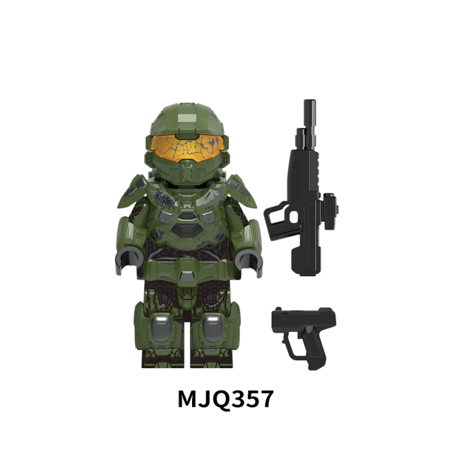 Block Toys MJQ357-MJQ359 Halo figures Military Figures Building Blocks Kids Toys