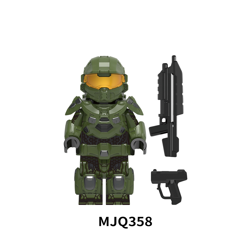 Block Toys MJQ357-MJQ359 Halo figures Military Figures Building Blocks Kids Toys