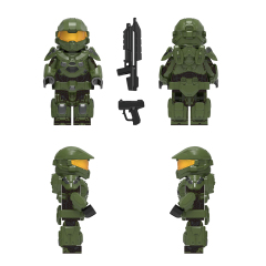 Block Toys MJQ357-MJQ359 Halo figures Military Figures Building Blocks Kids Toys