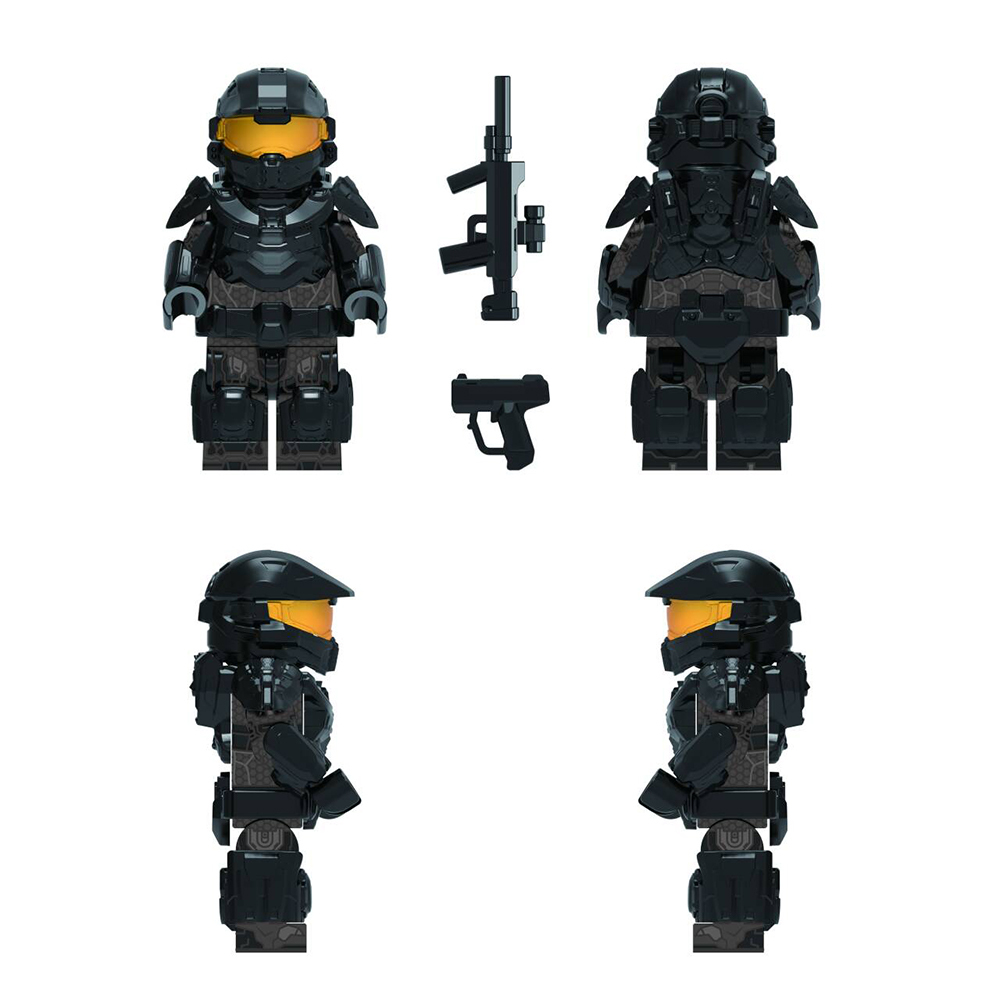 Block Toys MJQ357-MJQ359 Halo figures Military Figures Building Blocks Kids Toys