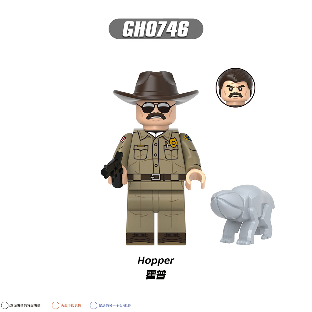 G0196 Stranger Things Season 1 Mini Collect  Children minifigures Educational Building Blocks Kids  Gift Toys