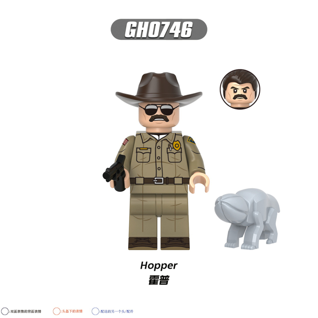 G0196 Stranger Things Season 1 Mini Collect  Children minifigures Educational Building Blocks Kids  Gift Toys