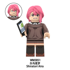 WM6224 DAN DA DAN Shiratori Aira Ayase Momo Enjoji Jin Mini Figures Building Blocks Plastic Bricks Kids Gift Toys