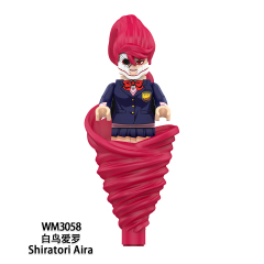 WM6224 DAN DA DAN Shiratori Aira Ayase Momo Enjoji Jin Mini Figures Building Blocks Plastic Bricks Kids Gift Toys