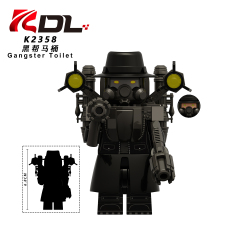 KDL856 Skibidi Toilet Game MJ Gangster Astronaut Toilet Soldier Commander Hugo Mini Collect Educational Plastic Building Blocks Kids Gift Toys