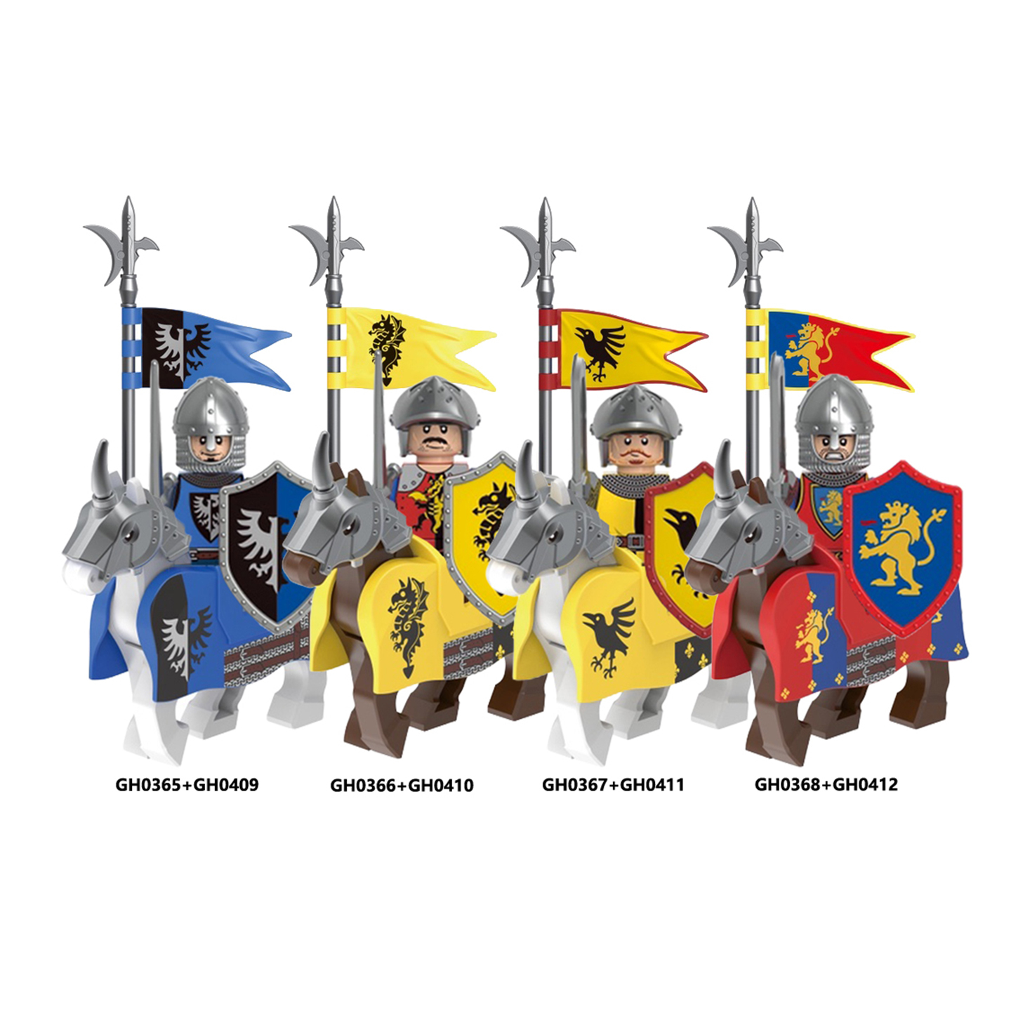 G0149 G0155  Medieval Military  Knight Minifigs Juguetes Building Blocks Education  Kid Toys