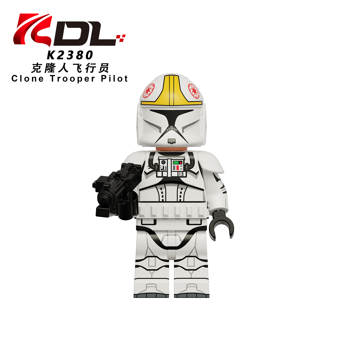 KDL859 Star Wars Commander Robot Clone Trooper Pilot Mini Plastic Building Blocks Kids Gift Toys