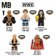 MB1020-1024 WWE The Rock John Cena Mini  figures juguetes building blocks sets Toys for kids