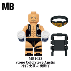 MB1020-1024 WWE The Rock John Cena Mini  figures juguetes building blocks sets Toys for kids