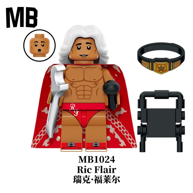 MB1020-1024 WWE The Rock John Cena Mini  figures juguetes building blocks sets Toys for kids