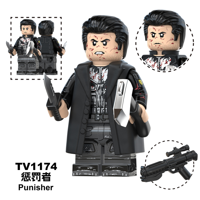 TV6221-6223  Marvel Super Heroes Movie  Mini Figures Collect Plastic Building Blocks Children Gift Toys