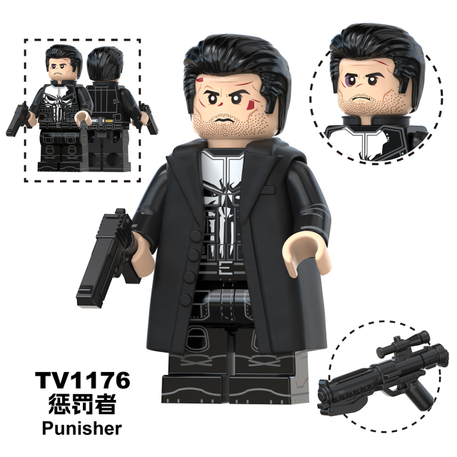 TV6221-6223  Marvel Super Heroes Movie  Mini Figures Collect Plastic Building Blocks Children Gift Toys