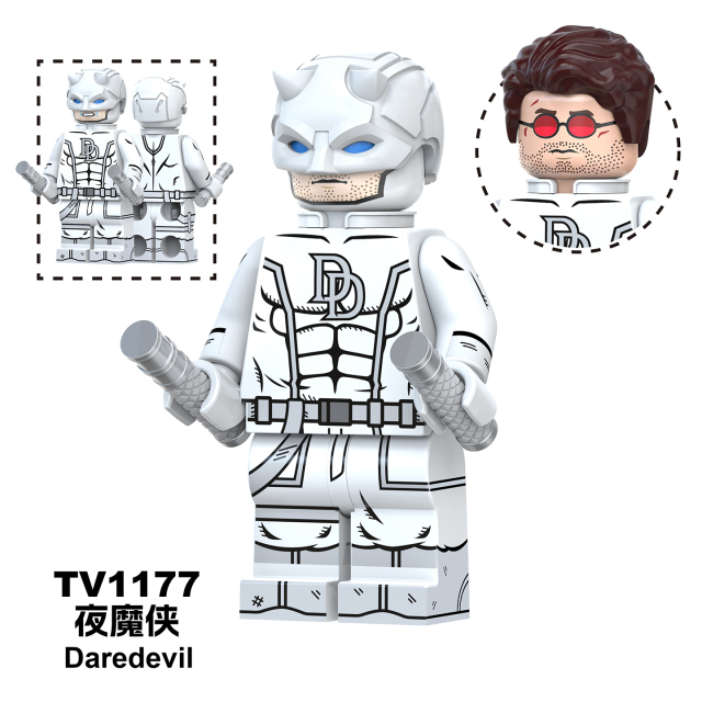 TV6221-6223  Marvel Super Heroes Movie  Mini Figures Collect Plastic Building Blocks Children Gift Toys