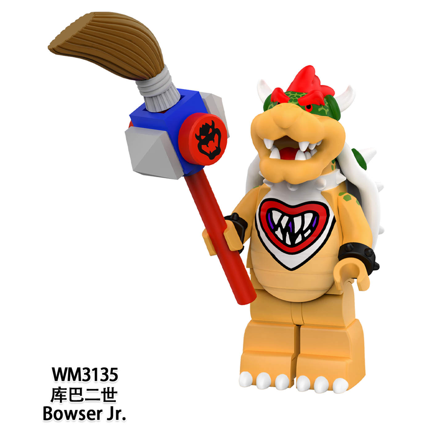 WM6235 Super Mario Kinopio Luigi Koopa Wario Princess Peach Yoshi Waluigi mini figures juguetes mini toys building blocks sets Toys for kids