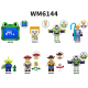 Wm6144 Blocks Game Toystoryes Buzz Jessie Woody Minifigs Accessories Building Blocks Sets Toys for Kids