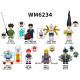 Wm6234 Anime Hunter Hunter Gon Freecss Minifigures Sasuke Kakashi Boruto Building Blocks Toys