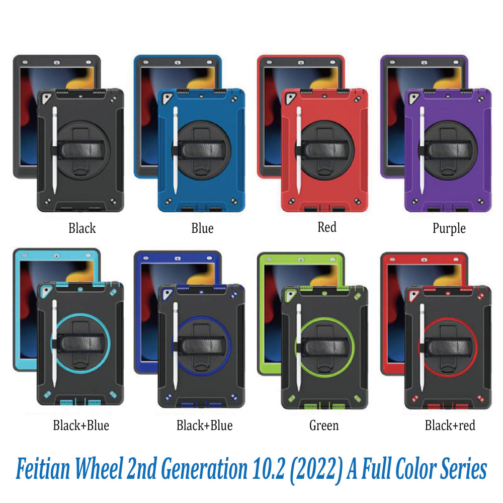 2024 suitable for ipad protective case air6 Samsung Lenovo three-proof anti-fall handheld pen slot tablet protective case
