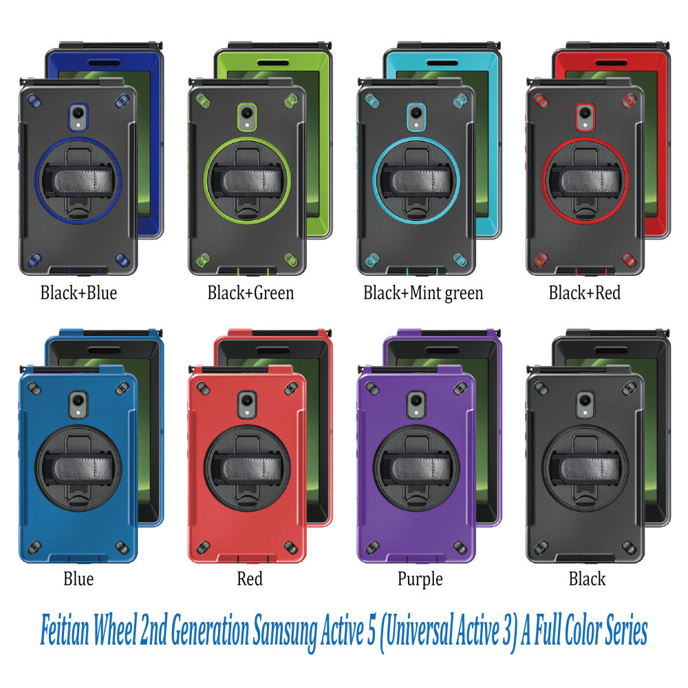 Suitable for Samsung Active3/5 anti-drop Pad tablet protective case anti-drop spring bracket tablet protective cover