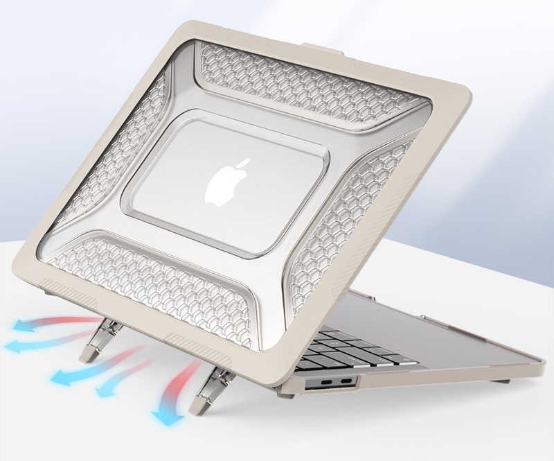 macbookair15.3/13.6保护套苹果pro笔记本电脑保护壳防撞散热跨境